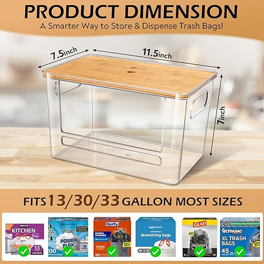 Stackable Trash Bag Dispenser - Image 2