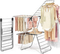 Large Stainless Steel Clothes Drying Rack by APEXCHASER