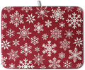 Christmas Snowflakes Dish Drying Mat by Kwlegh