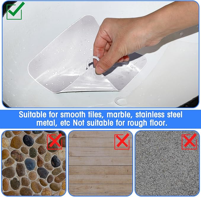 6 Pack Drain Covers for Bugs, 6 X 6 Inch, Anti Odor and Cockroach, Kitchen - Image 5
