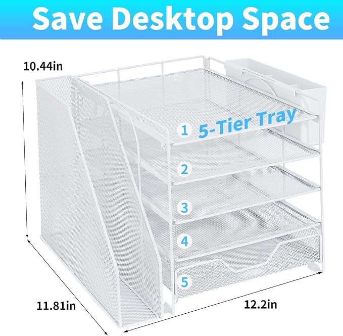 5-Tier Desk File Organizer - Image 2