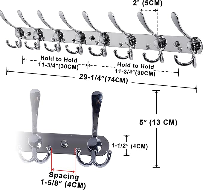 Coat Rack Wall Mount - Image 7