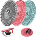 Silicone Hair Catcher for Shower Drain & Bathtub – 3 Pack | Anti-Clog Drain by Kidpet