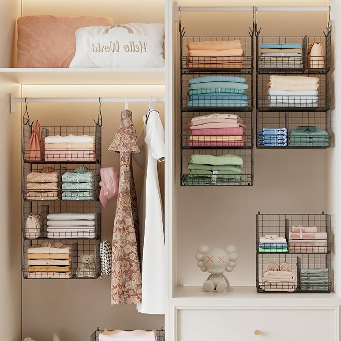Jautokerdar 4 Tier Hanging Closet Organizer - Image 3
