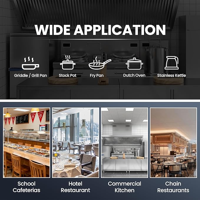 Commercial 48" Gas Range with Convection Oven, 8 Open Burners and Under Full Size Oven 240000 BTU & 33000 Static Oven,NG/LPG Conversion kit, Manual Gas Valve,Freestanding Gas Range for Restaurants