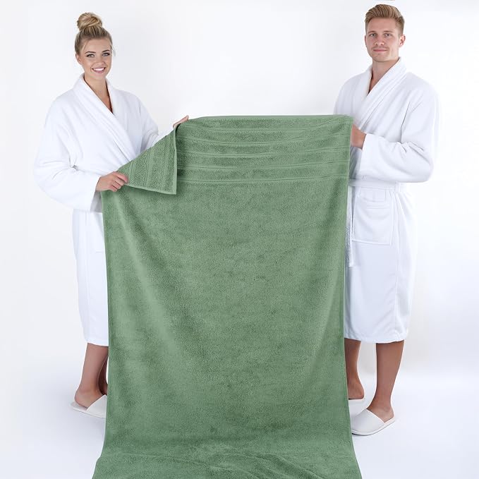 American Soft Linen 100% Cotton Luxury Turkish Towels, 35x70 XL Bath Sheet | - Image 5