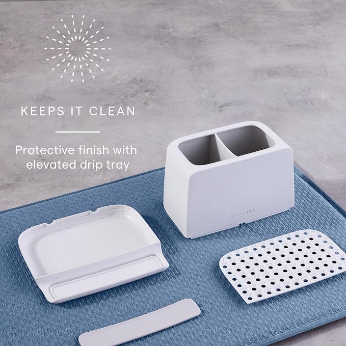 YouCopia The Ledge Toothbrush Holder, Bathroom Vanity Counter Organizer - Image 5