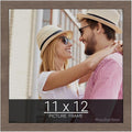 wallsthatspeak 11x12 Brown American Barn Picture Frame for Puzzles Posters Photos or Artwork