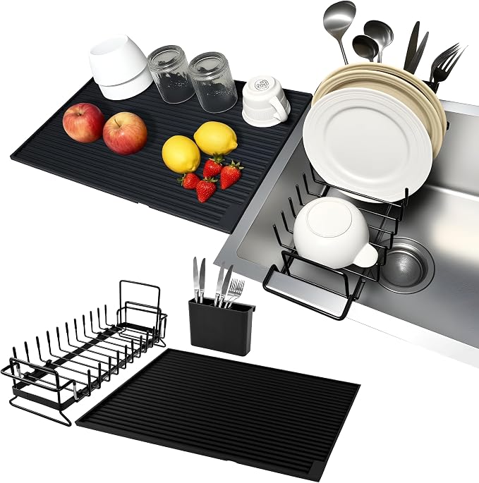 Expandable & Collapsible Dish Drying Rack - Image 8