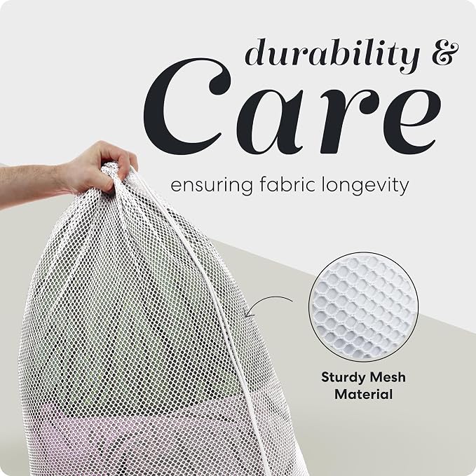 Handy Laundry Mesh XL Laundry Bag 24"x36" 2-Pack, Heavy Duty - Image 4