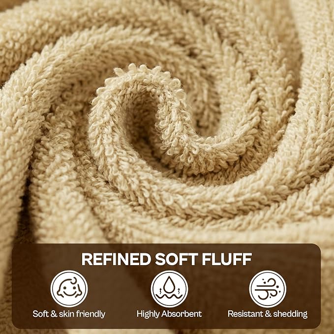 Utopia Towels 12 Pack Washcloths, 12x12 in, 100% Cotton, Variety | Premium 100% - Image 3