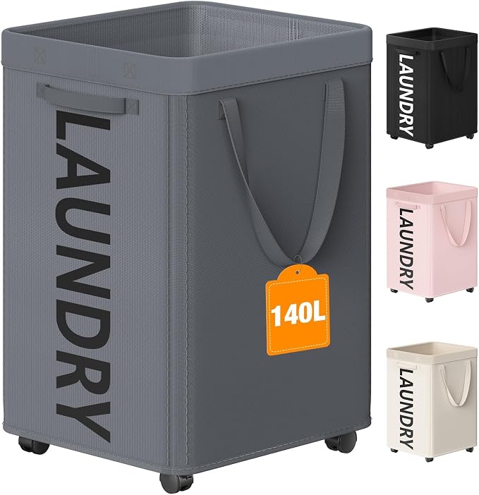 Optish 140L Extra Large Laundry Basket by Optish