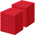 Homaxy 100% Cotton Waffle Weave Kitchen Dish Cloths 18-Pack, Ultra Soft by Homaxy