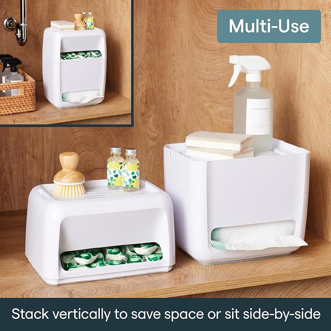 YouCopia SinkSuite Bag & Pod Dispenser, Standing Garbage Bag and Dishwasher Pod - Image 7