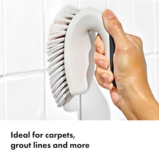 OXO Good Grips All-Purpose Scrub Brush – 2-Pack, Crevice Cleaning, Bathroom - Image 2