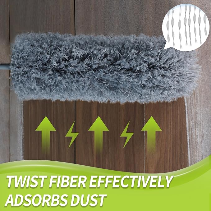 IVYROLL Cobweb Duster with Extension Pole | Spider Web Brush & Ceiling Cleaning - Image 7