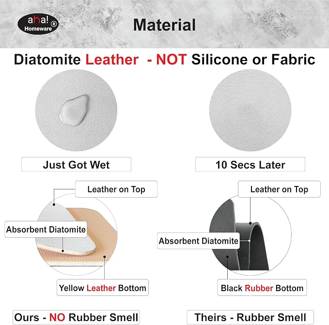 Customizable Faucet Mat Kitchen: AHA HOMEWARE Diatomite Rubber Kitchen Sink - Image 5
