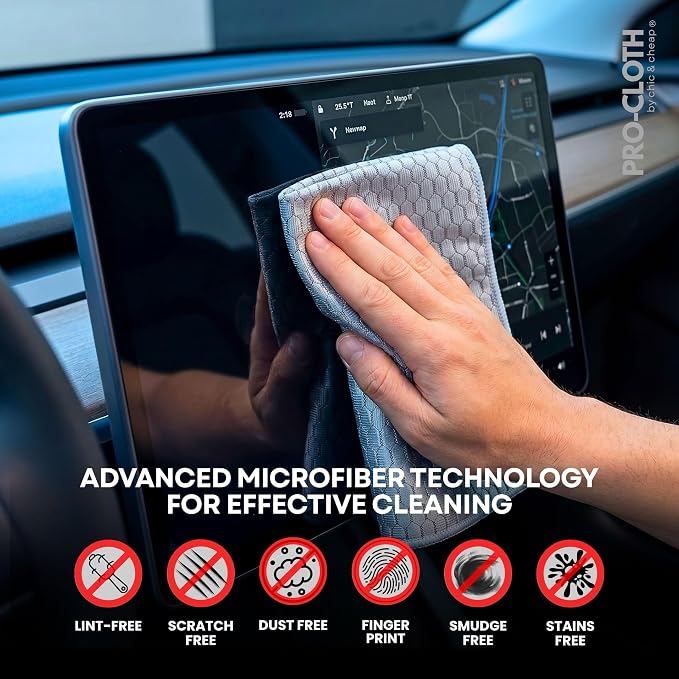 PRO-CLOTH Window & Glass Cleaning Cloths – Premium Honeycomb Microfiber Cloths - Image 4