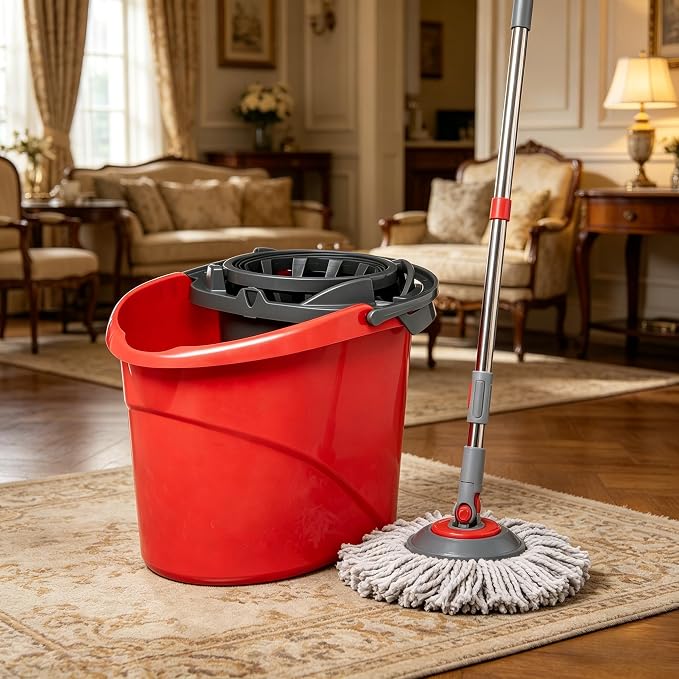 2.5 Gallon Quick Wring Hands-Free Mop Bucket, Quick Wring Bucket - Image 6