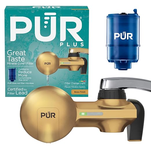 PUR Plus Faucet Mount Water Filtration System by PUR