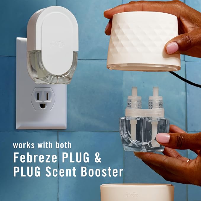 Febreze Plug Scent Booster Starter Kit – Air Freshener, Oil Diffuser, - Image 8