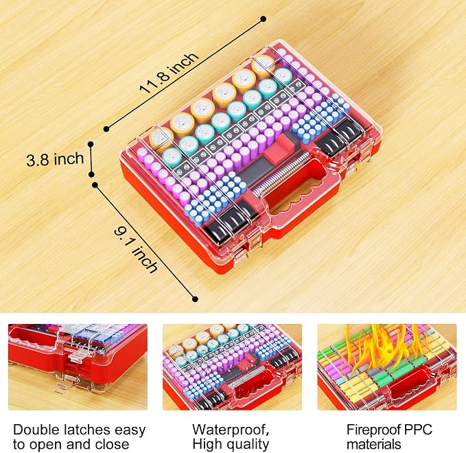 Battery Organizer Storage Case - Image 6