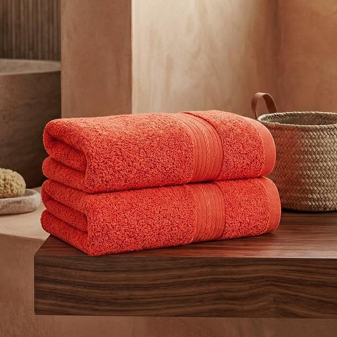 Ample Decor 100% Cotton Hand Towels 18x28 Inches, 600 GSM, Soft & Absorbent - Image 2
