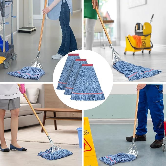 Matthew Cleaning 20oz Heavy Duty Mop Head Commercial Replacement - Image 6