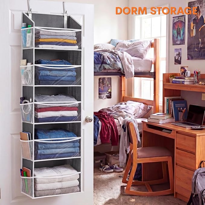 5Tiers Over Door Organizer, Weekly Clothes Organizer - Image 7