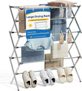 Stainless Steel Clothes Drying Rack, 45.28" H × 14.57" D | Foldable & Extendable by APEXCHASER