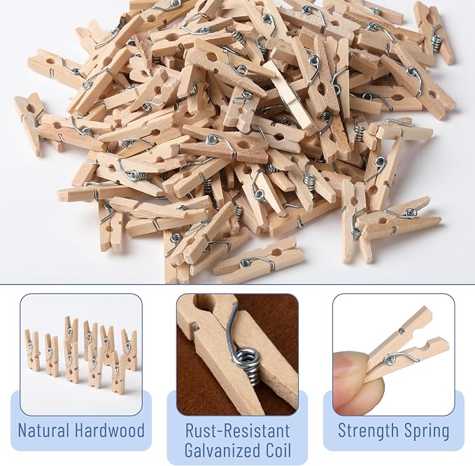 Mr. Pen- Mini Wooden Clothes Pins - Image 4