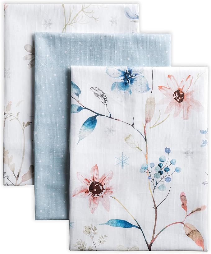 Maison d' Hermine Kitchen Towels Set of 3 Reusable 100% Cotton 27.50" x 20" by MaisondHermine