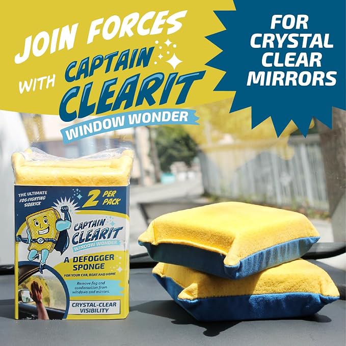 JJ KENT Captain Clearit Window Cleaner Sponge - Image 2