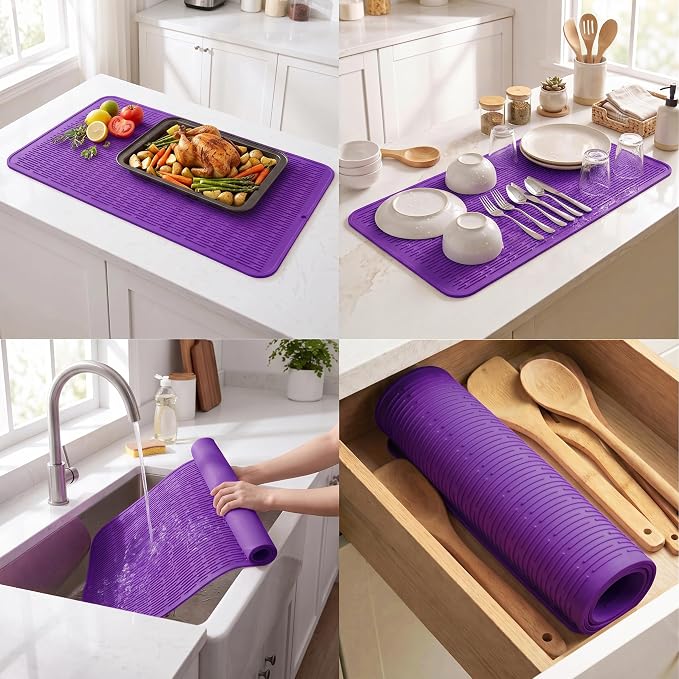 MicoYang Silicone Dish Drying Mat - Image 4