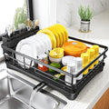 SNTD Dish Drying Rack for Kitchen Counter, 11.8" W x 16.7" L, Large Capacity by SNTD