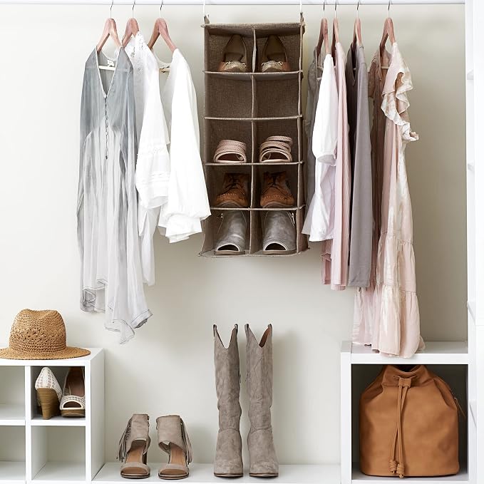 Household Essentials 10‑Pocket Hanging Shoe Organizer - Image 2