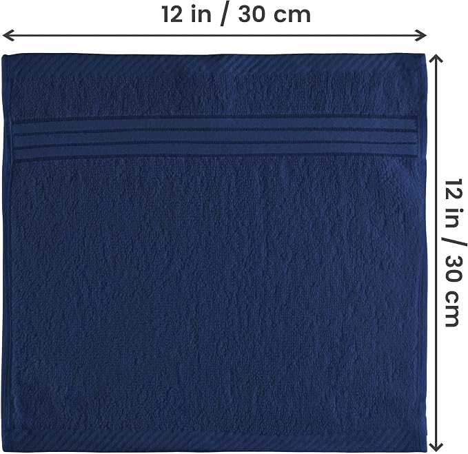 Utopia Towels 12 Pack Premium Wash Cloths, 12x12 in, 100% Cotton, Gym & Face - Image 2