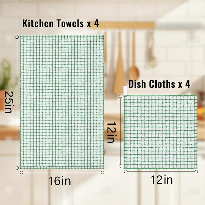 Homaxy Kitchen Towels and Dishcloths Set - Image 3