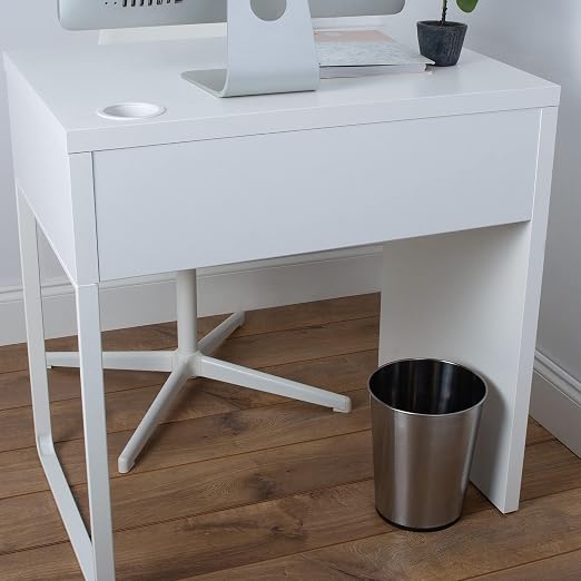 Bath Bliss 5 Liter Small Wastebasket, Stainless Steel|Compact Round Open Top - Image 5