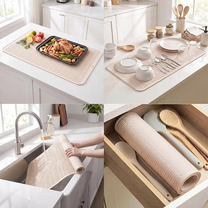 MicoYang Silicone Dish Drying Mat - Image 4