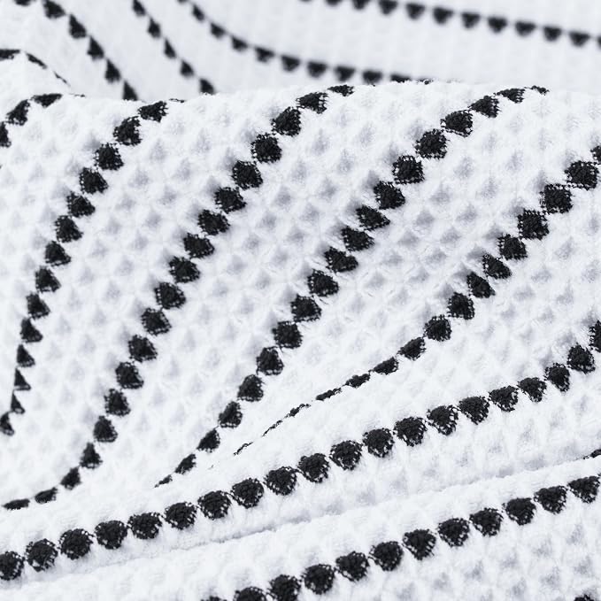 POLYTE 430 GSM Poly Blend Microfiber Quick Dry Waffle Hand Towel, 16x30 in | 4 - Image 6