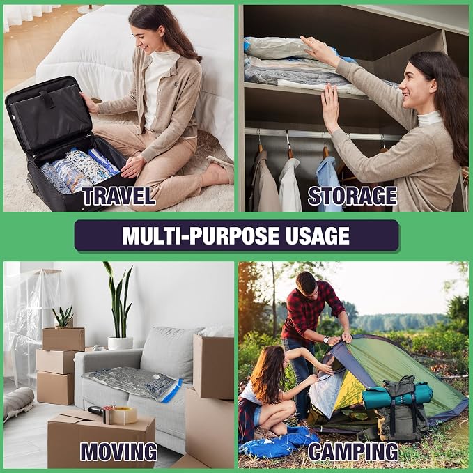 15 Jumbo Vacuum Storage Bags for Bedding, Vacuum Seal Bags for Clothing | Extra - Image 3
