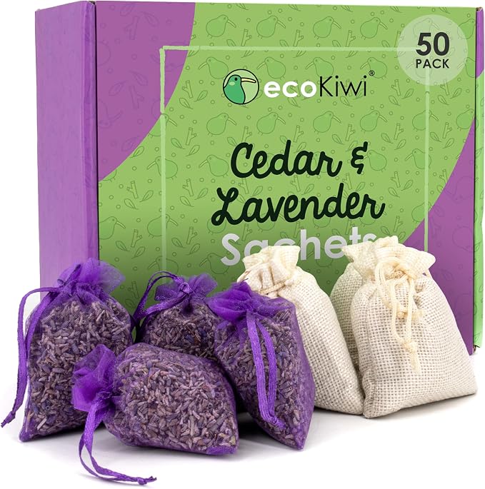 ecoKiwi Cedar and Lavender Sachets by ecoKiwi