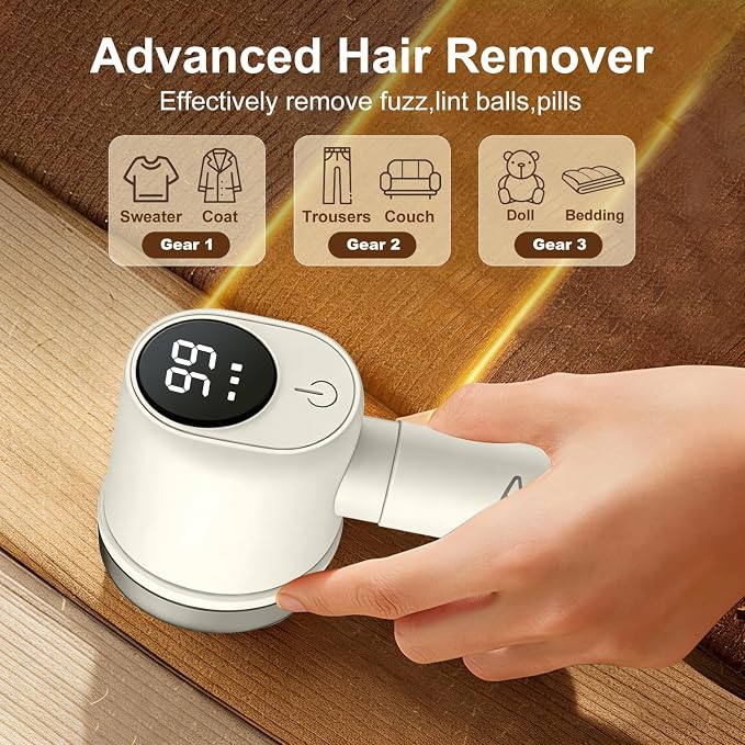 Fabric Shaver Pill Remover for Clothes Sofa Sweater Lint Shaver | Three-Speed - Image 6