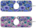 Grey Pink Corflower Butterfly Purple Sink Mat by Tatenale