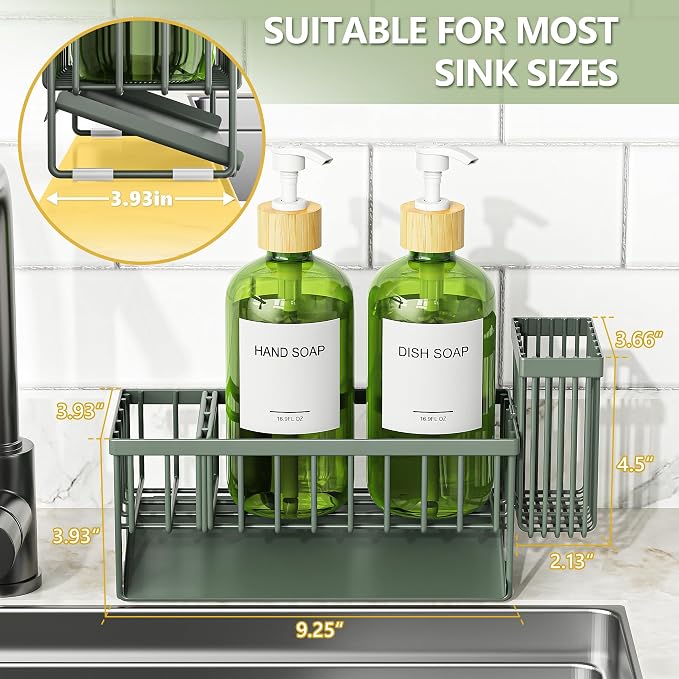 Cisily Kitchen Dish Soap Dispenser Set - Image 5