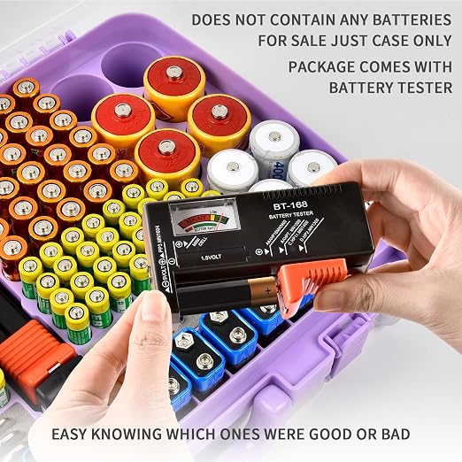 Battery Organizer Storage Case - Image 6