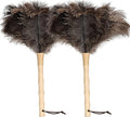 Ostrich Feather Duster 16 inch Feather Duster Fluffy Natural Genuine Ostrich by iHUFeather