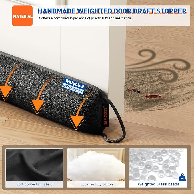 MAGZO Weighted Door Draft Stopper - Image 4
