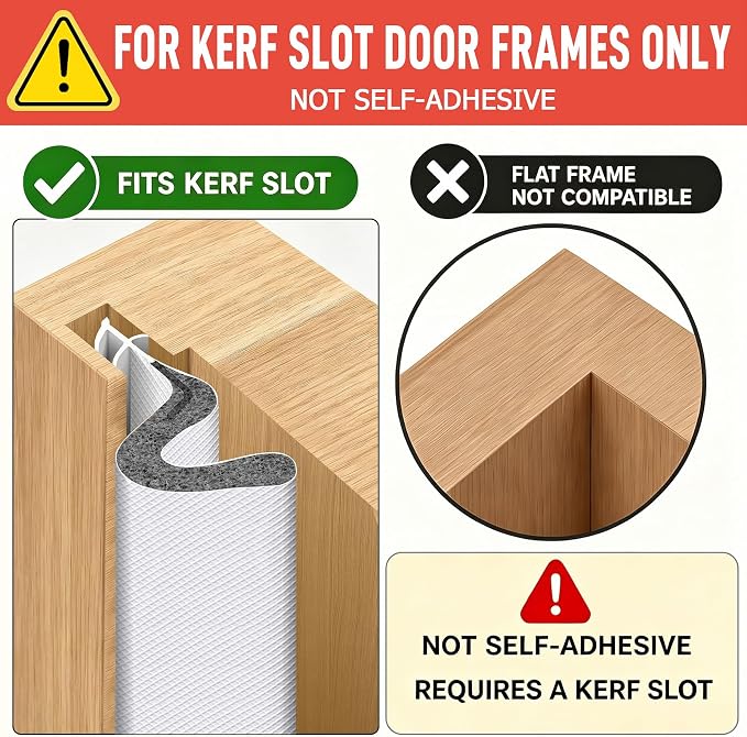 Litaibai 60 ft Kerf Weather Stripping Door Seal - Image 2